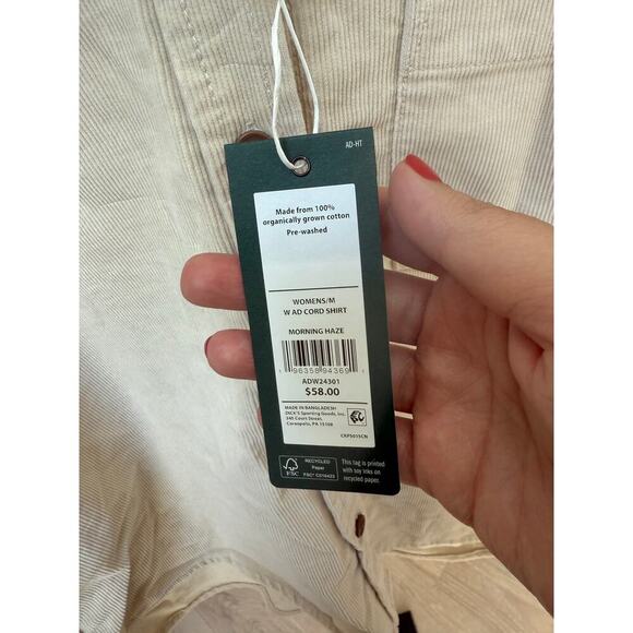 Alpine Design Women's Morning Haze Cord Shirt Size M - Picture 7 of 7